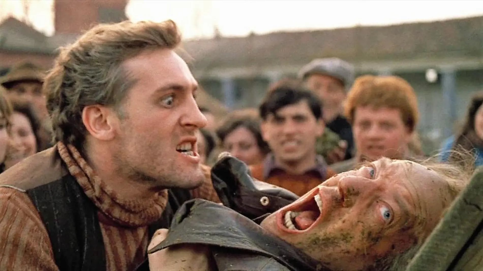 Gérard Dépardieu y Donald Sutherland en 'Novecento', de Bernardo Bertolucci