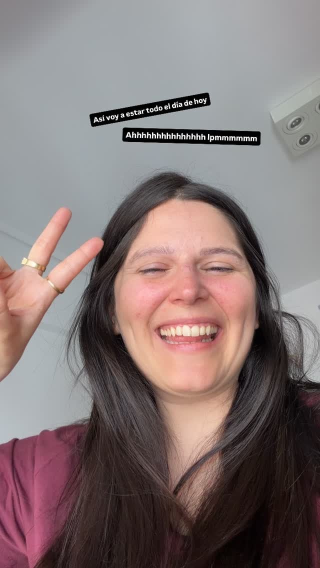 La felicidad de Caro luego de que el oncólogo le diera la noticia de que el tratamiento funciona