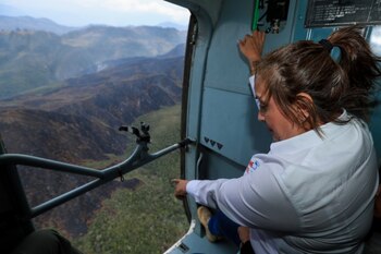 La presidenta Boluarte Zegarra viajó