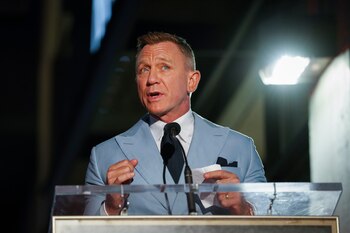 El actor británico Daniel Craig,