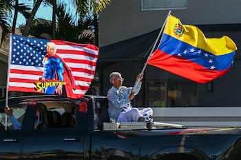 Venezolanos en Miami celebran el