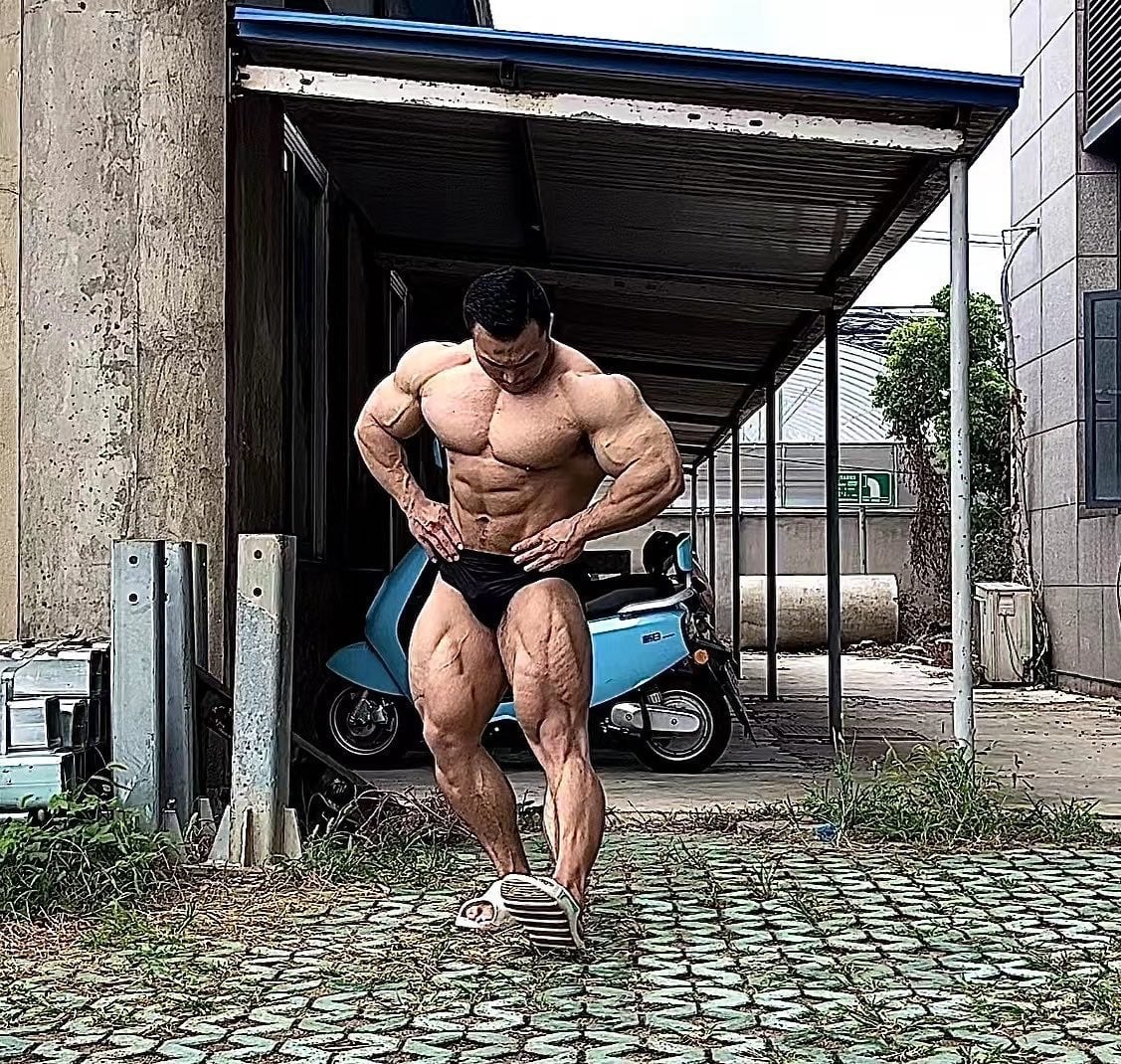 Pasó a ser profesional a fines de 2022 (Crédito: ifbbpro_wangkun/Instagram)