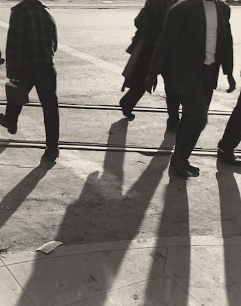Dorothea Lange, "End of Shift,