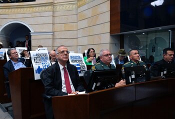 El ministro de Defensa, Iván