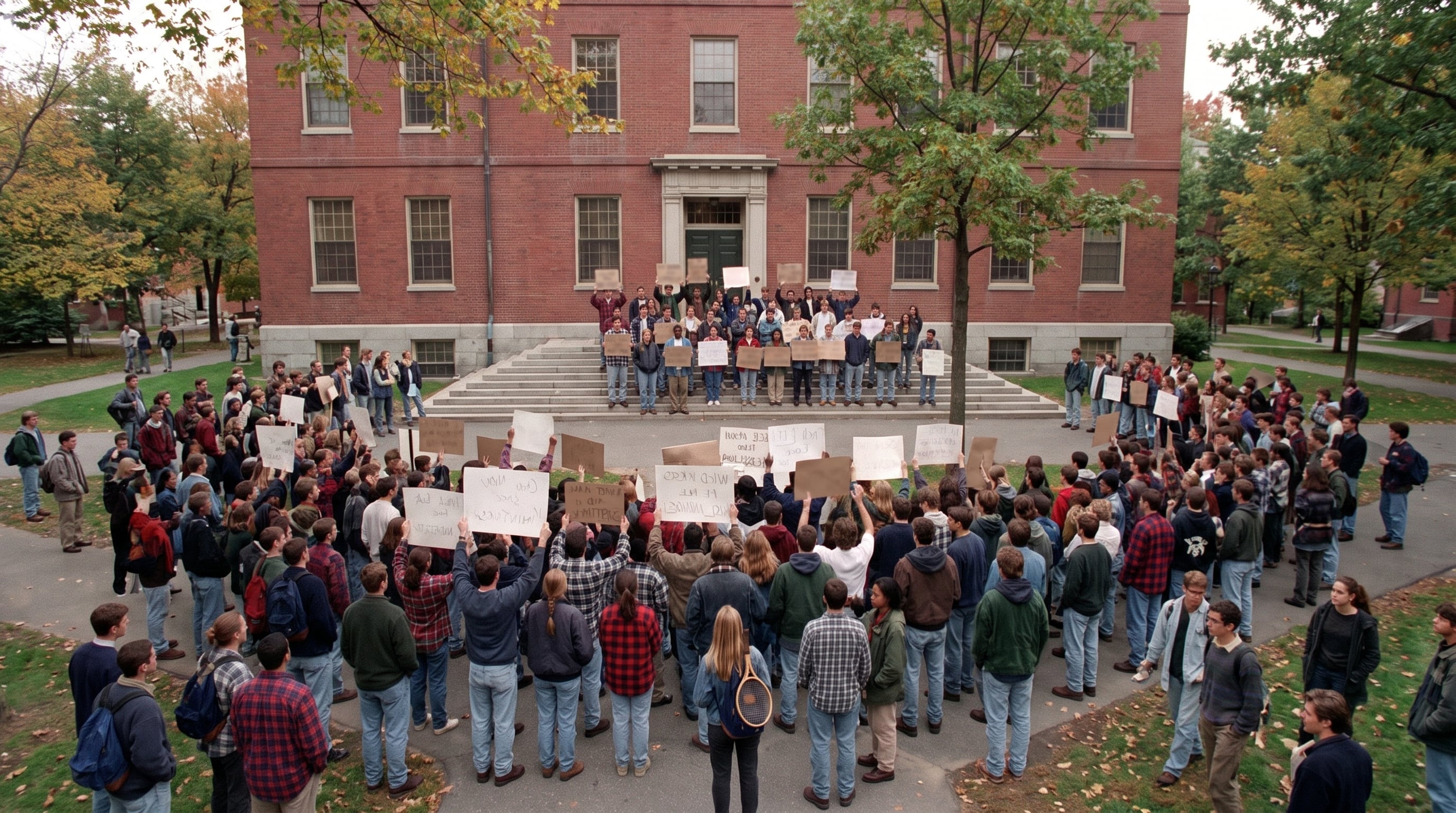 Estudiantes de Harvard y medios como The New York Times cuestionaron la decisión de la universidad de revocar su admisión (Imagen Ilustrativa Infobae)