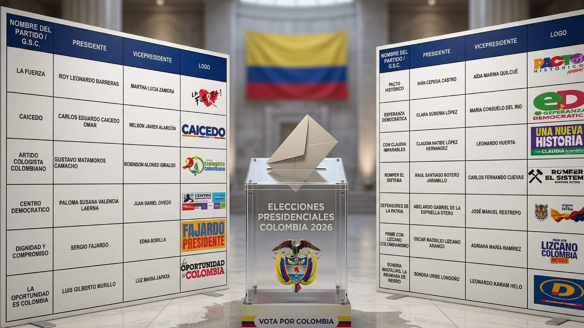 El cronograma electoral en Colombia contempla que, si ninguno de los candidatos alcanza un 50% en la votación en la primera vuelta, será necesaria una definición entre los dos primeros en los registros, el 21 de junio - crédito Infobae Colombia
