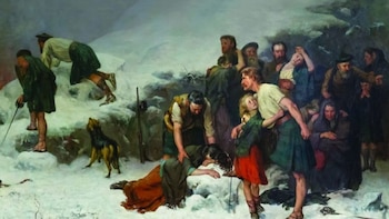 La traición, la noche helada