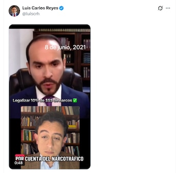 El exministro cuestionó a Abelardo de la Espriella y consideró que a los narcos y sujetos al margen de la ley se deben castigar - crédito @luiscrh/X