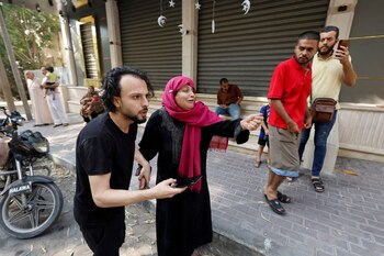 Foto del viernes de palestinos