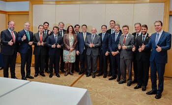 El presidente brasileño, Luiz Inácio