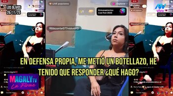 Dayanita rompe laptop y espejo