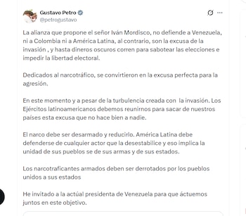 El mandatario colombiano se pronunció