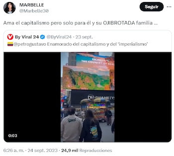 Marbelle realizó cometarios acerca de