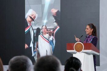 Sheinbaum mostró la canción que