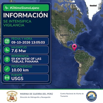 Terremoto en Panamá no genera alerta de tsunami