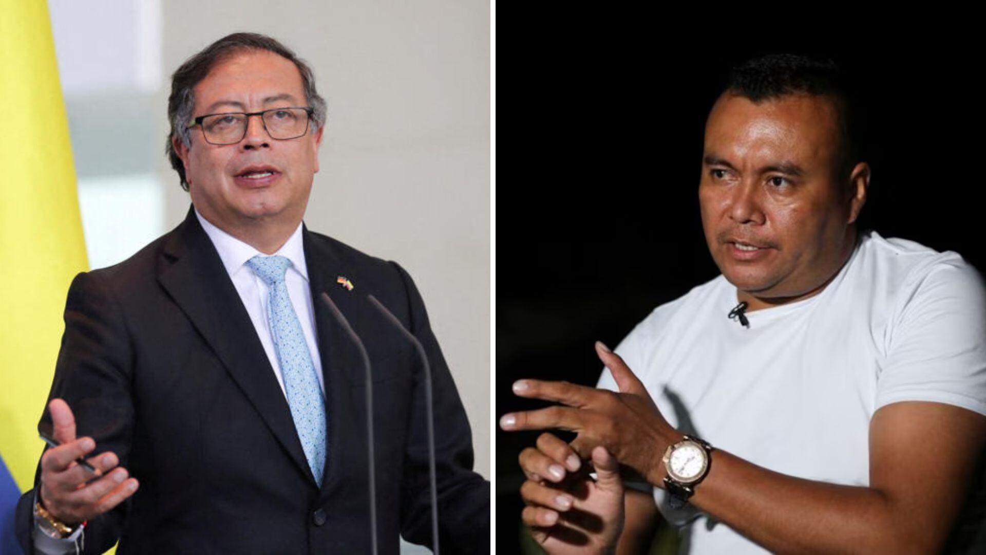 Petro afirma que los pantallazos de chats presentados por Caracol TV son simulaciones generadas con inteligencia artificial, no conversaciones reales - crédito Presidencia/Reuters