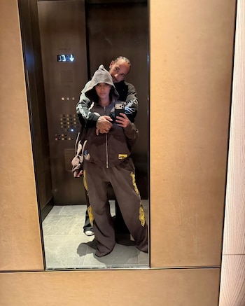 Kim Kardashian con Lewis Hamilton