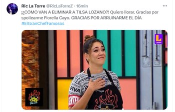 Ric La Torre molesto por