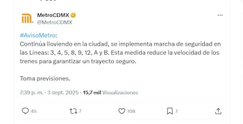 (X/ @MetroCDMX)