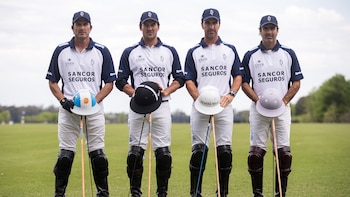 Adolfo Cambiaso, David Stirling, Pablo Mac Donough y Juan Martín Nero