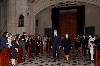 misa en homenaje a victimas de covid en españa reyes españoles