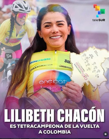 César Neira explicó que su vínculo con Colombia nació por el deporte y motivos personales, y se afianzó tras su paso por un equipo femenino en la Vuelta a Colombia - crédito @neira__coach_/Instagram/Telesur