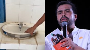 Jorge Máynez respalda ante la CNDH a estudiante expulsado por mostrar los baños sin agua de su escuela