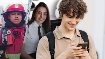 Los bomberos y los pilotos