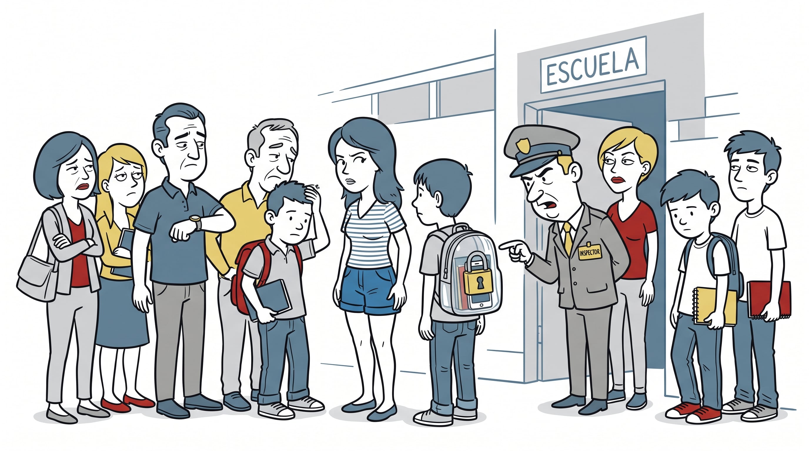 La Secundaria Técnica 77 de Matamoros estableció un código de vestimenta para los padres de familia que ingresen al plantel. (Imagen Ilustrativa Infobae)