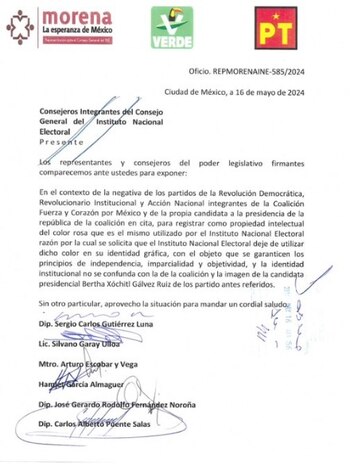 Morena solicita que el INE