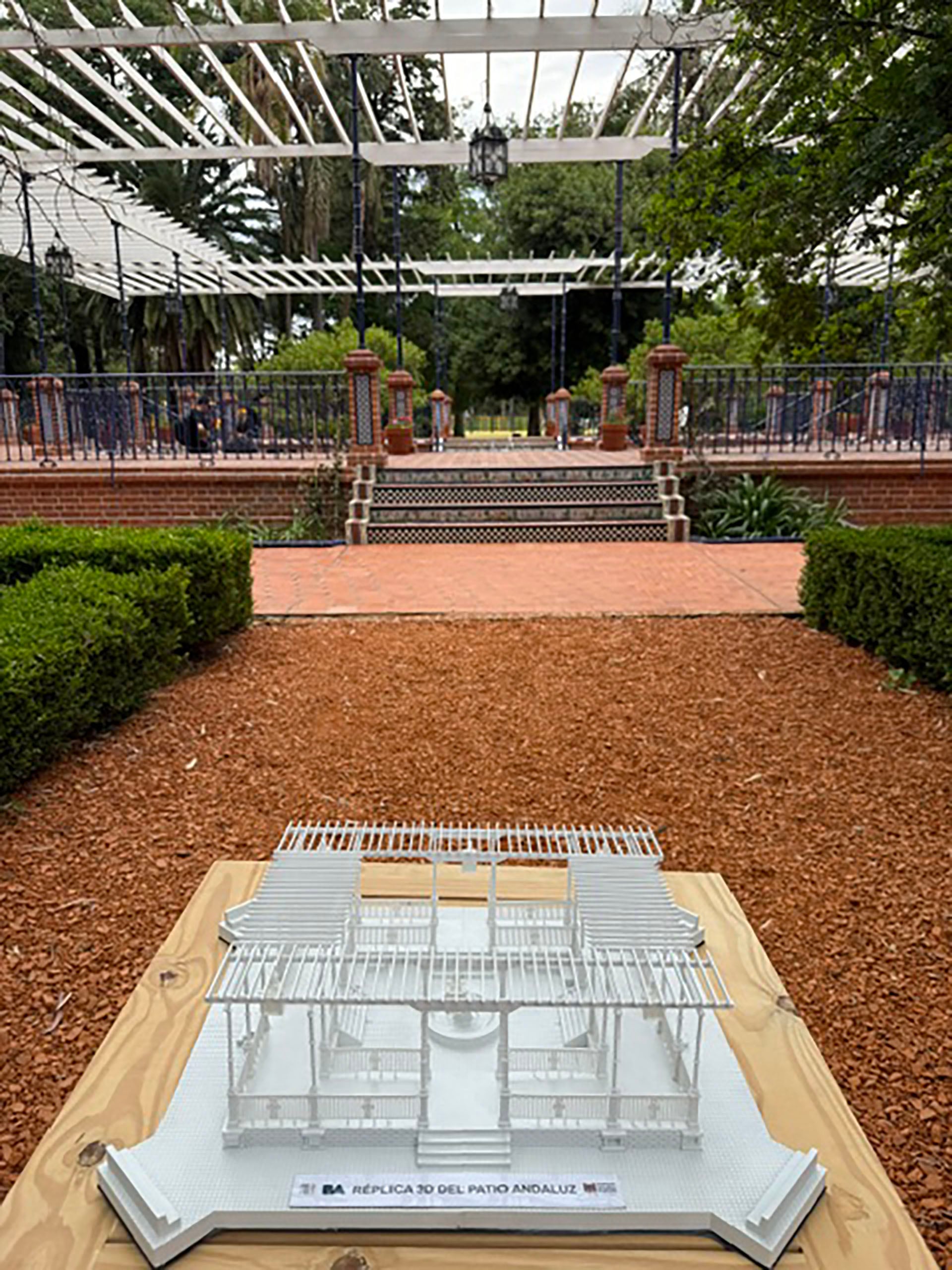 Réplica del Patio Andaluz aportado por la Fundación Nínawa Daher