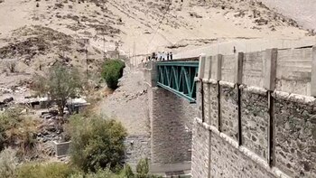 Arequipa - Puente ferroviario de Tingo Grande - Perú 1 de febrero