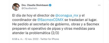 La Jefa de Gobierno de