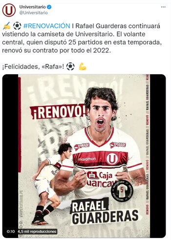 Redes sociales Universitario de Deportes