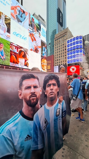 Infobae: las imágenes del banderazo para la selección argentina