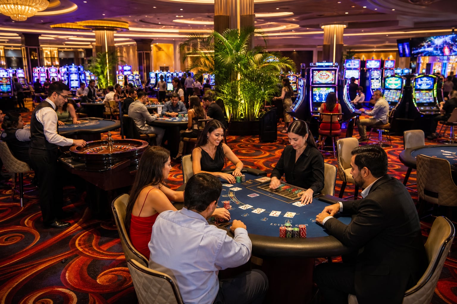 Todos los casinos revisados incumplían con la entrega de comprobantes electrónicos por la compra de fichas de juego, según Hacienda. (Imagen Ilustrativa Infobae)