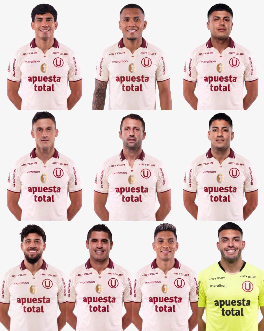 Tres jugadores terminan su préstamo, mientras que siete finalizan su vínculo con Universitario para el 2026. Créditos: Momento Deportivo.