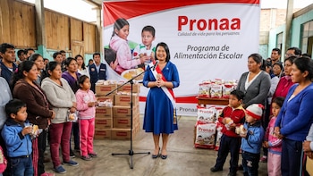 Keiko Fujimori anuncia el relanzamiento del PRONAA, el programa alimentario creado durante el gobierno de Alberto Fujimori