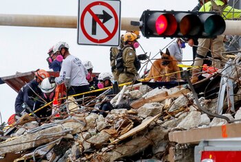 Al menos 12 personas murieron y 149 continúan desaparecidas tras el derrumbe de un edificio en Miami (REUTERS/Joe Skipper)