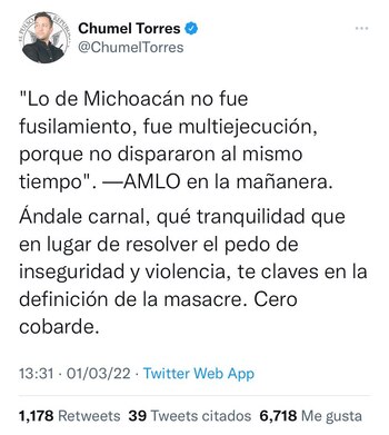 Con su característico y sarcástico