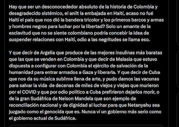 Gustavo Petro - crédito @petrogustavo/X