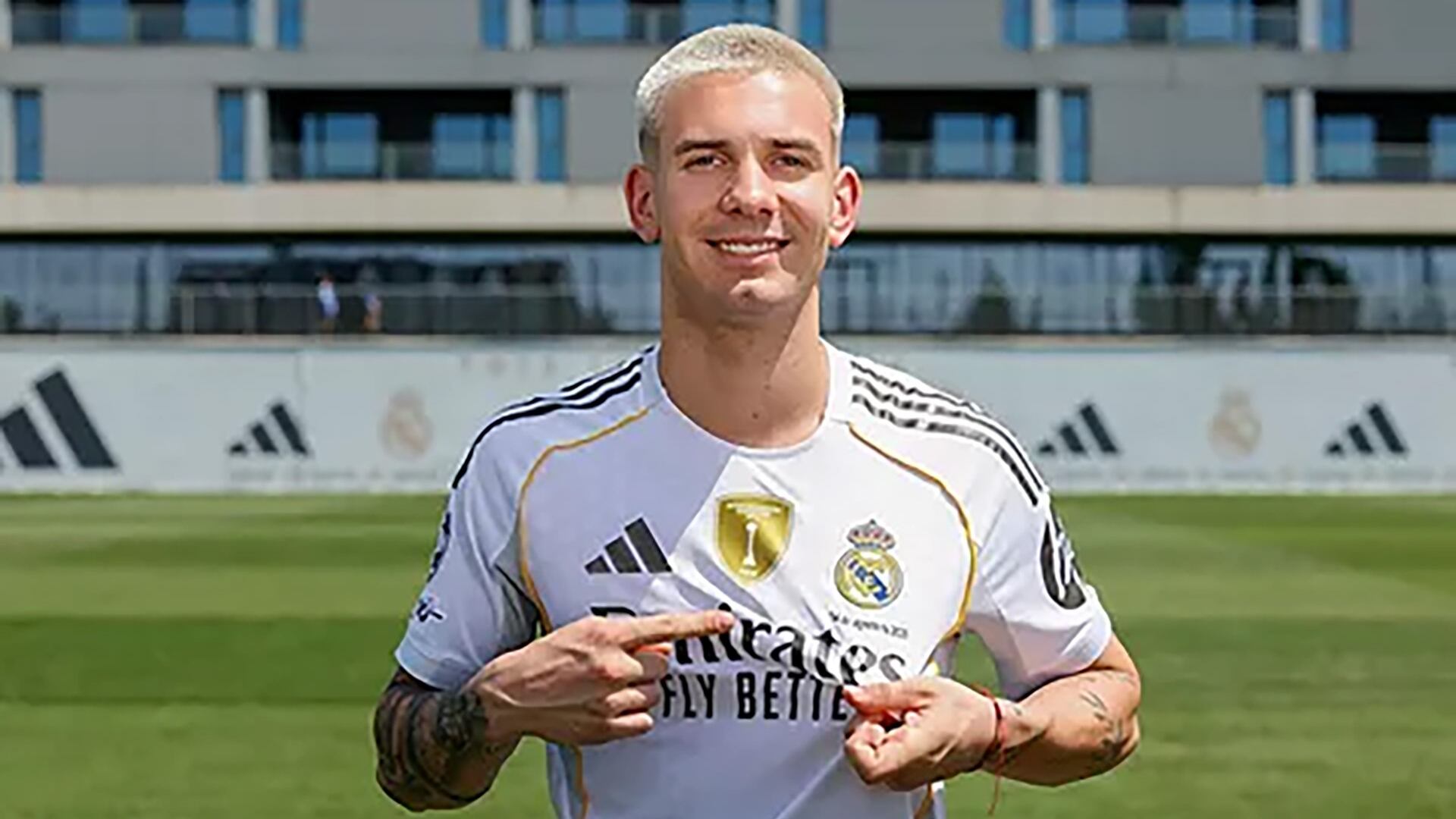 El nuevo jugador del Real Madrid Franco Mastantuono