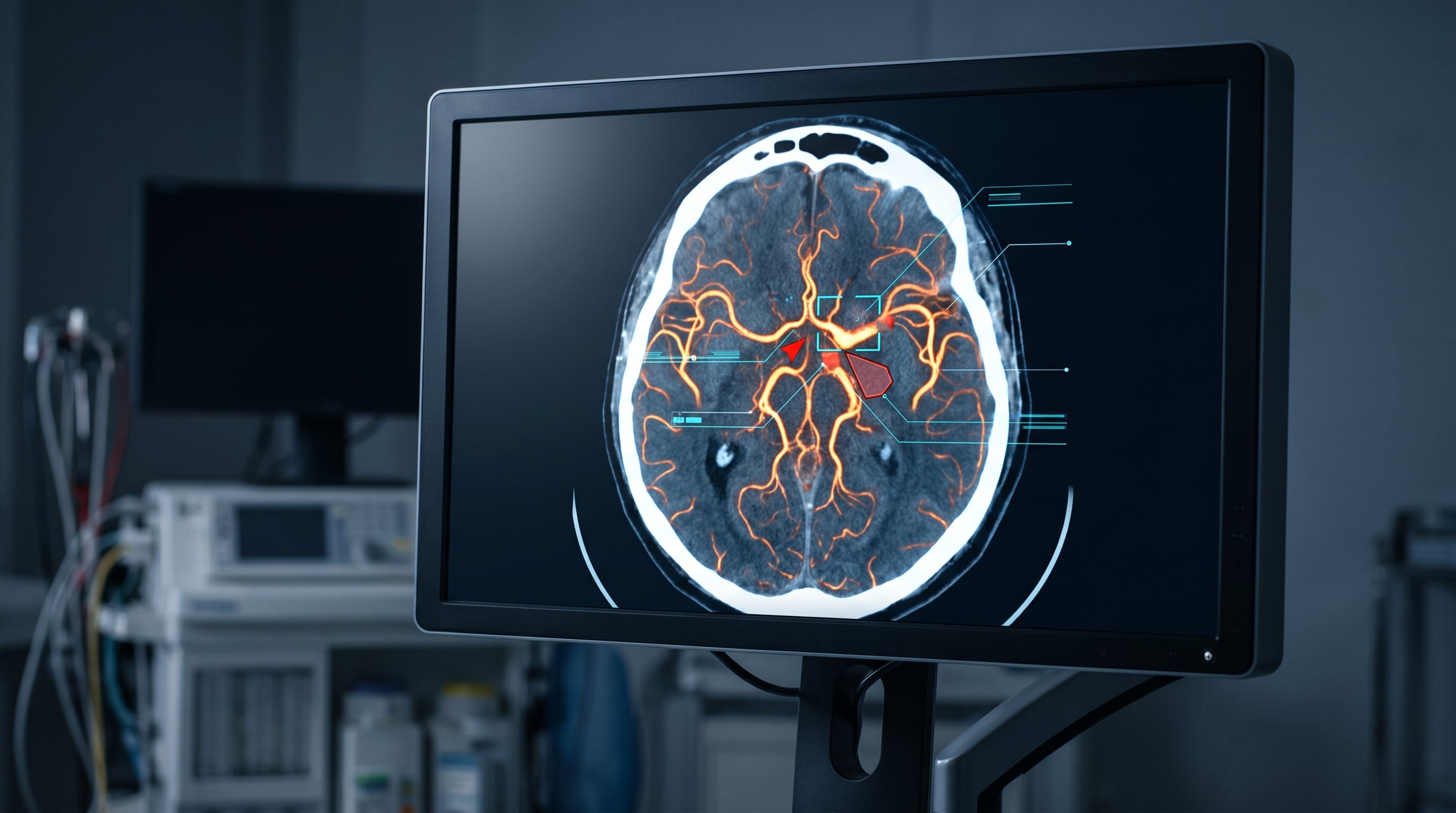 Los estudios por imágenes y la inteligencia artificial agilizan la detección de obstrucciones arteriales y evalúan el tejido cerebral que aún puede salvarse. (Imagen Ilustrativa Infobae)