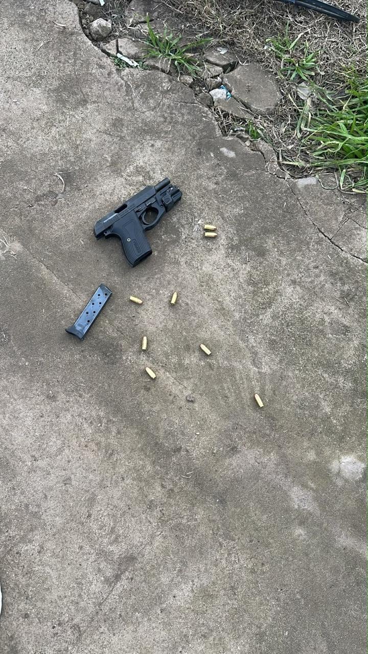 El arma secuestrada (Foto: Policía bonaerense)