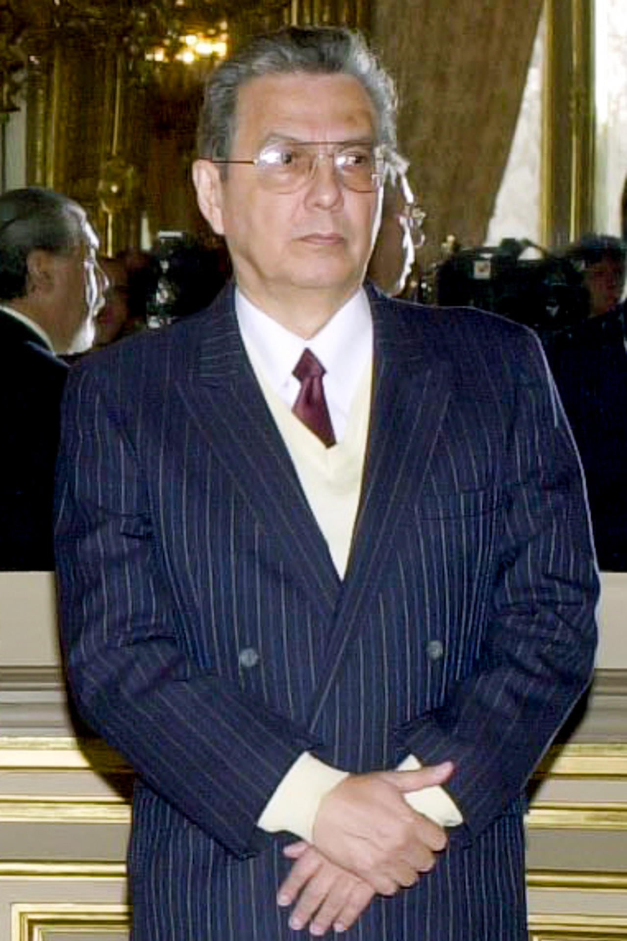 Fotografía de archivo del 15 de diciembre de 2001 que muestra al académico nicaragüense Alejandro Serrano Caldera en Madrid (España). El jurista y filósofo Serrano Caldera, uno de los intelectuales más prominentes de Nicaragua, falleció este lunes a los 87 años en su residencia de Managua, informaron sus familiares. EFE/ Angel Diaz