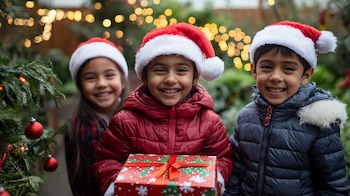 Recibir demasiados regalos en Navidad