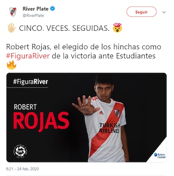 La publicación de River que