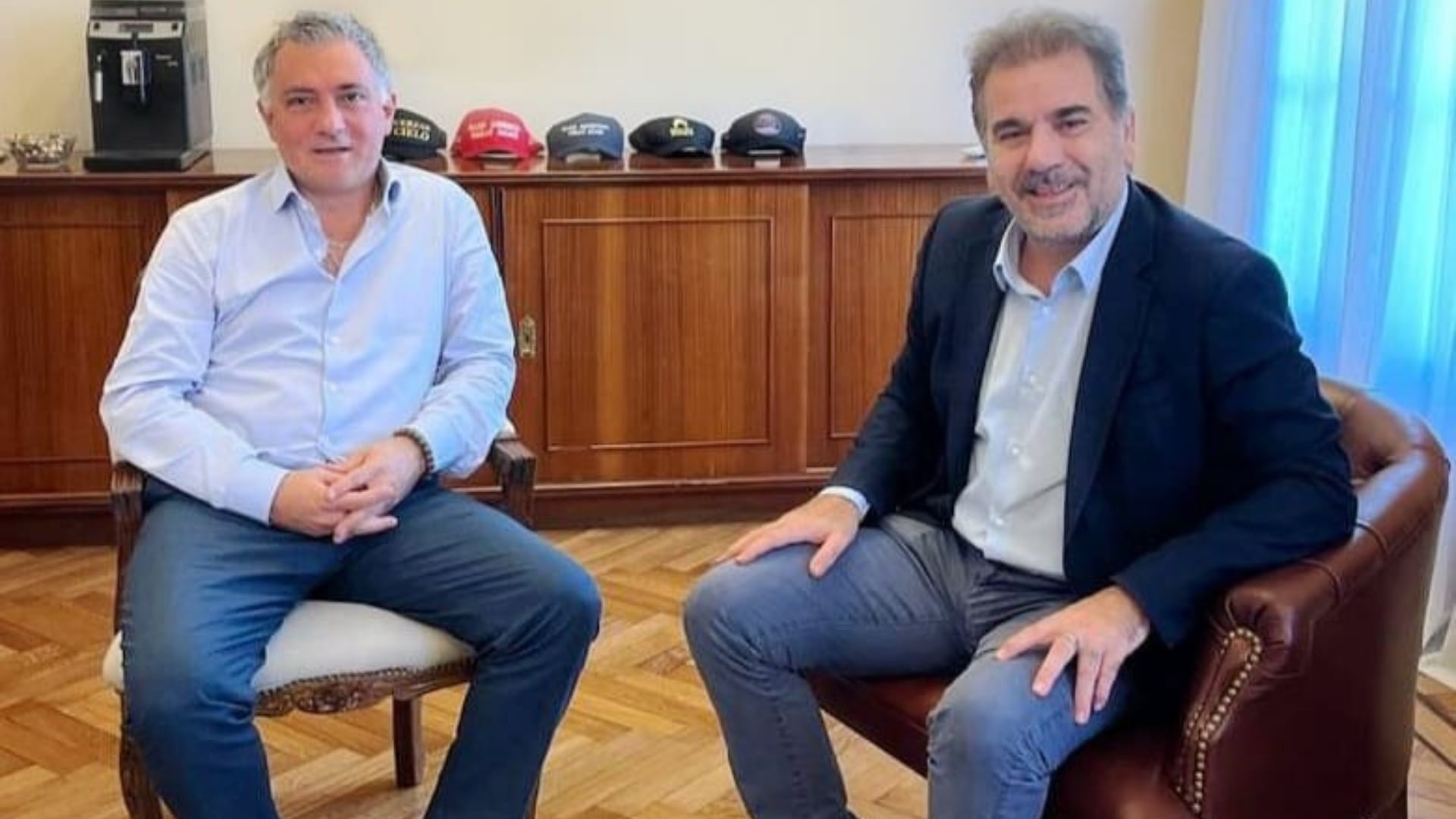 Sebastián Pareja y Cristian Ritondo