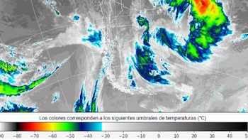 Lluvias dispares, granizadas, riesgo de heladas y un brusco contraste térmico