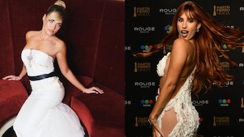 Marta Fort homenajeó a su padre Ricardo en el Martín Fierro de la Moda y Juli Poggio se convirtió en Susana Giménez